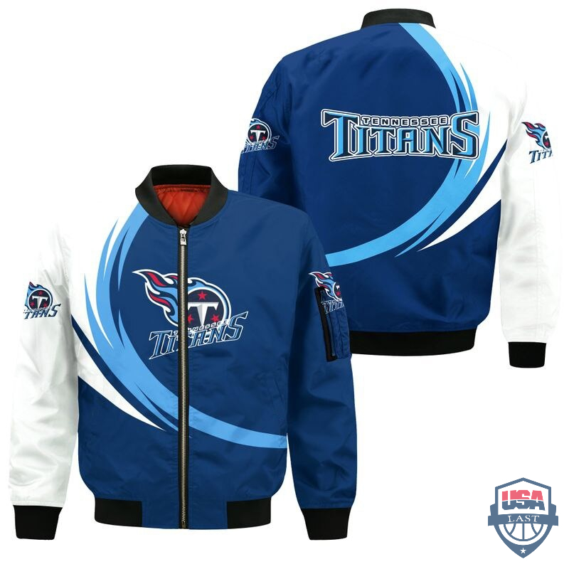 NFL Tennessee Titans Curve Design Bomber Jacket