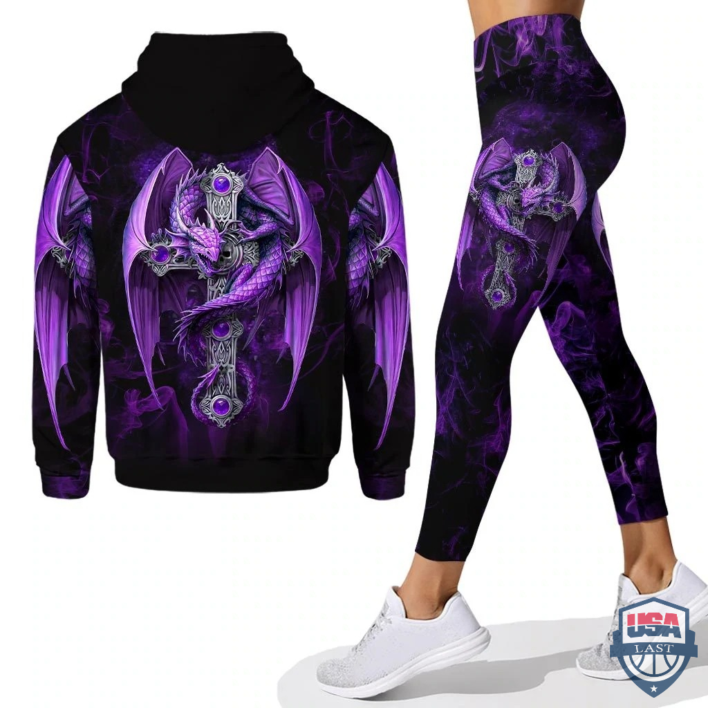 Dragon 3D All Over Print Hoodie And Legging