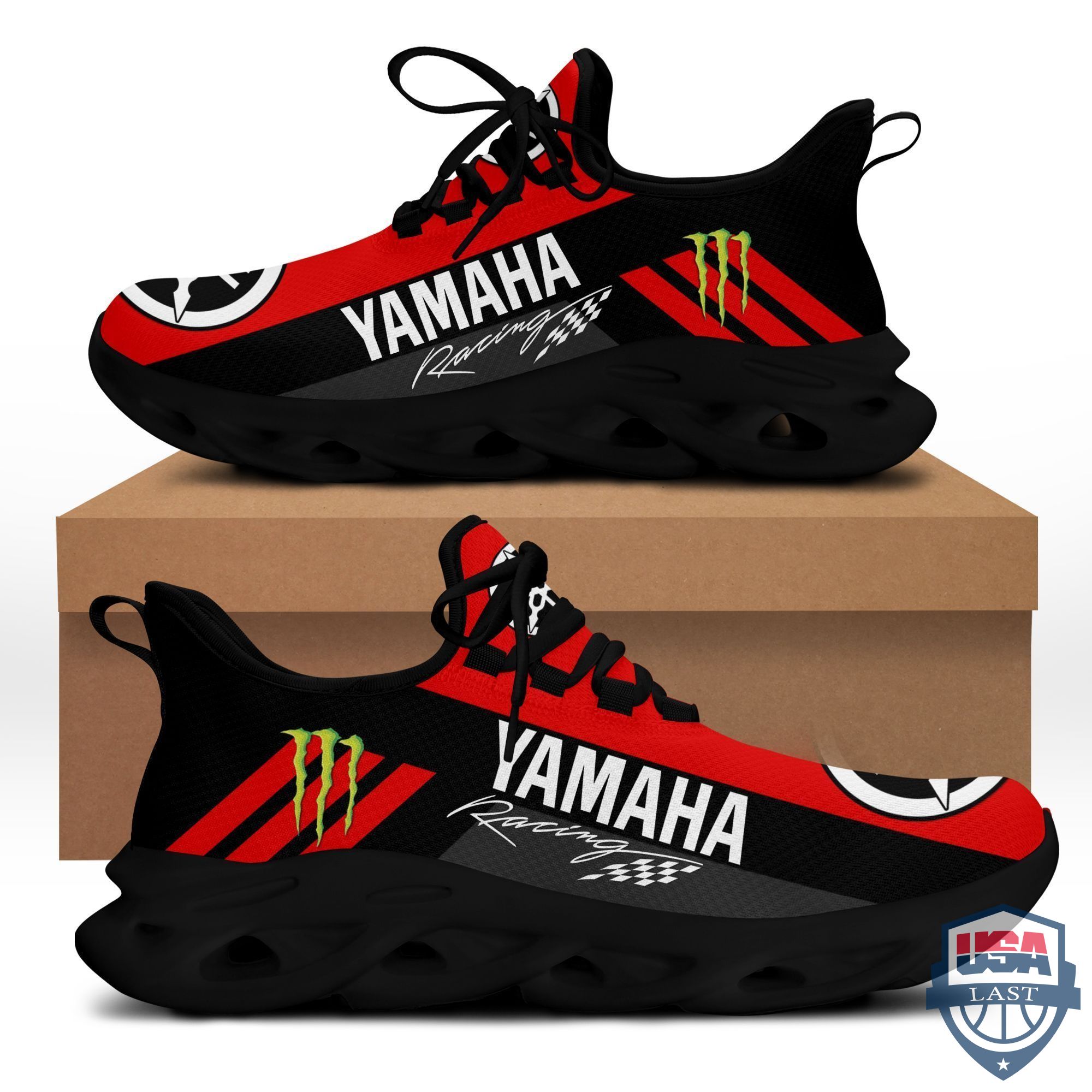 Yamaha Racing Chunky Sneaker Red Version For Men, Women