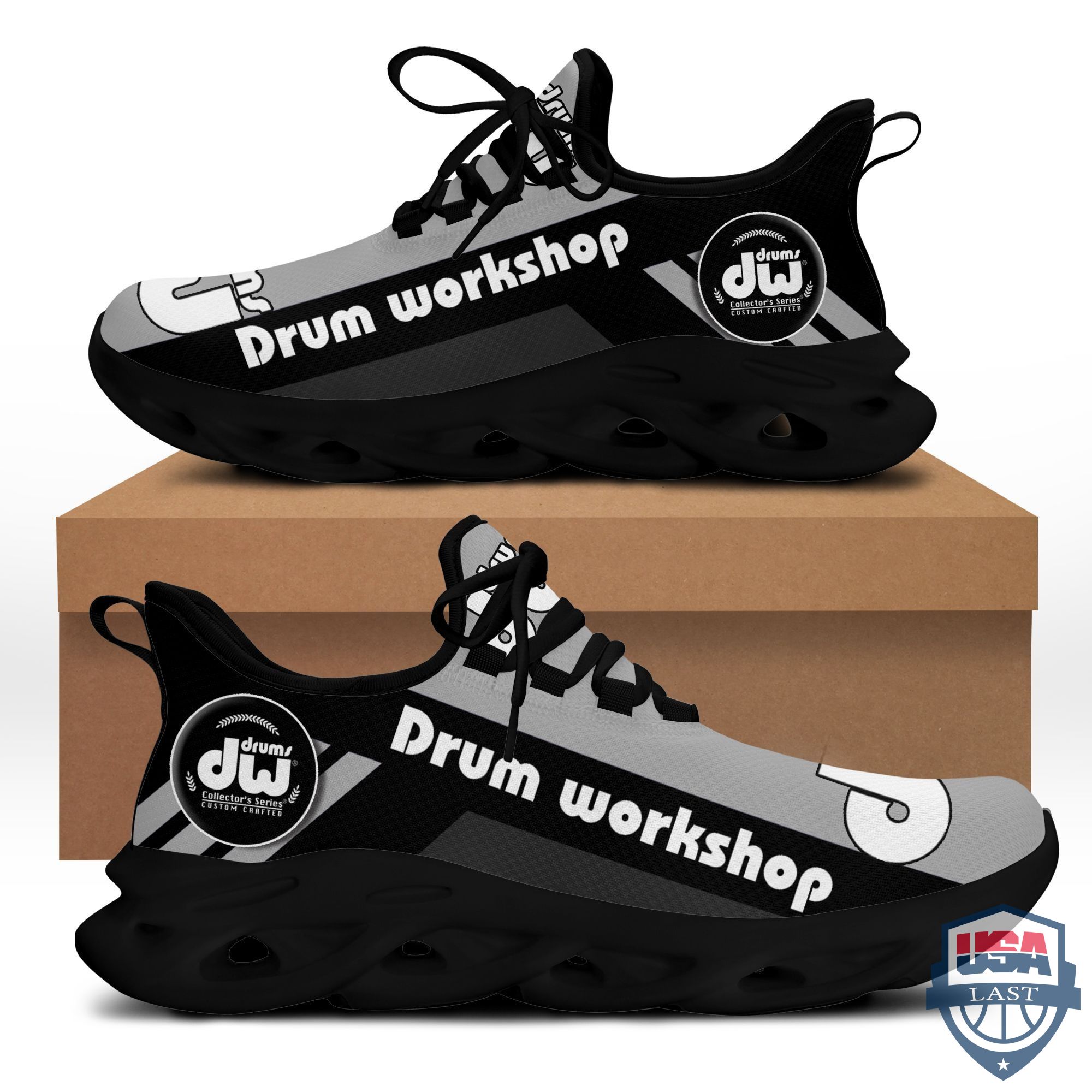 Drums Workshop Ver Grey Max Soul Shoes For Men, Women