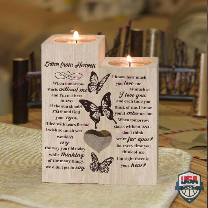 Butterfly Letter From Heaven Candle Holder