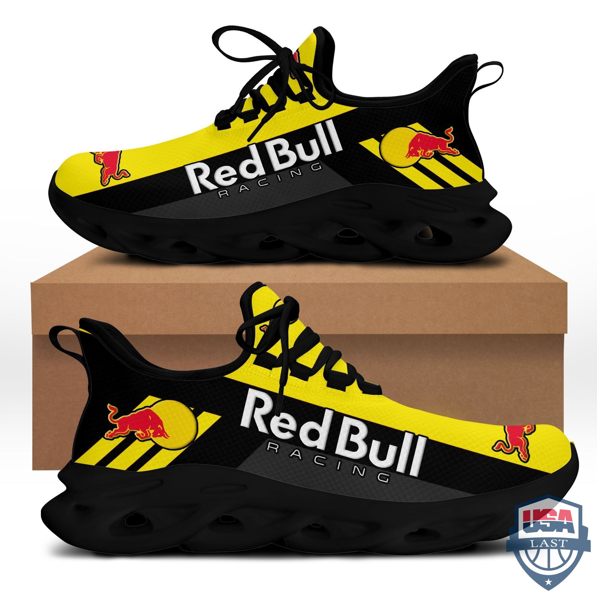 Red Bull Racing Max Soul Shoes Yellow Version For Men, Women