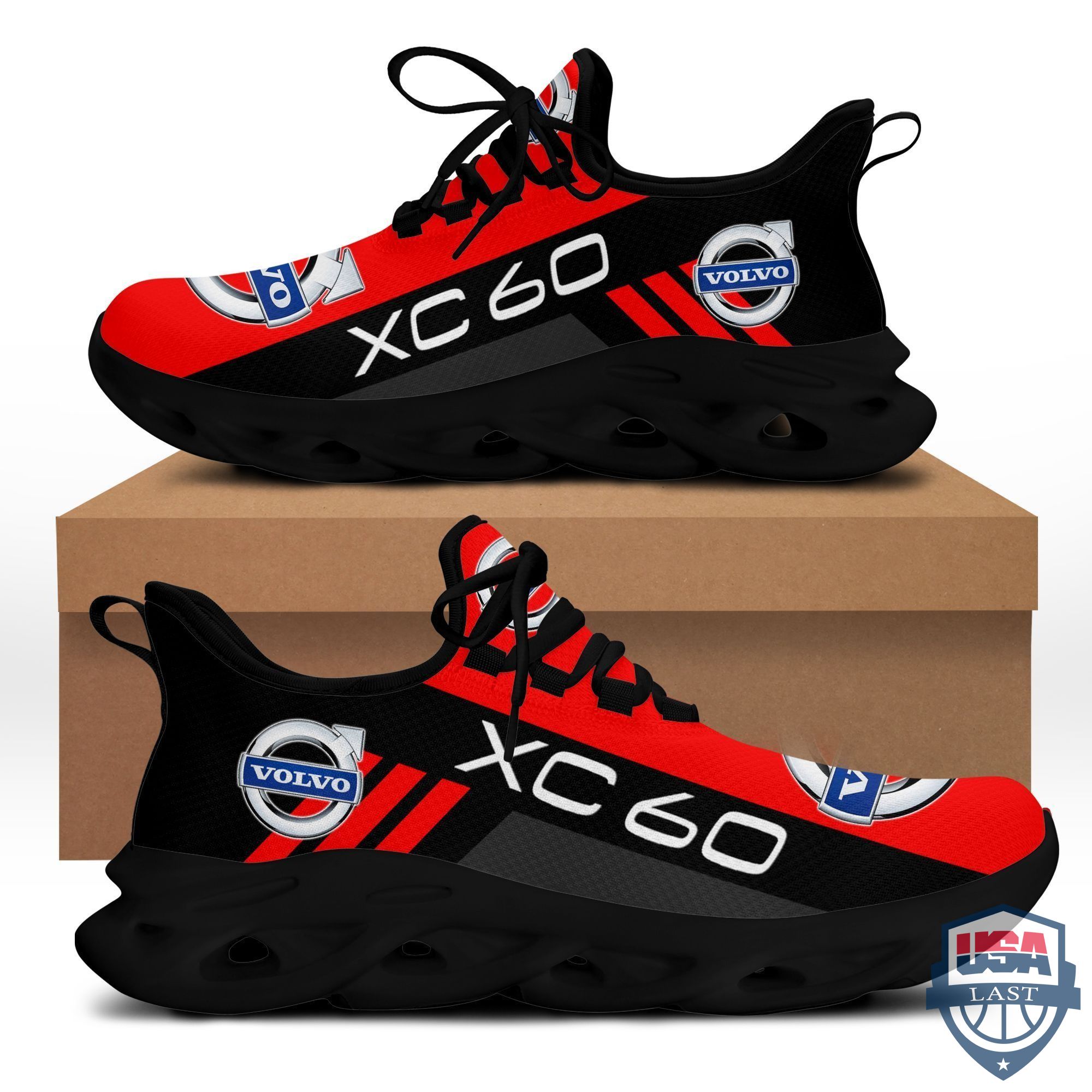 Volvo XC60 Red Max Soul Sneaker Shoes For Men, Women