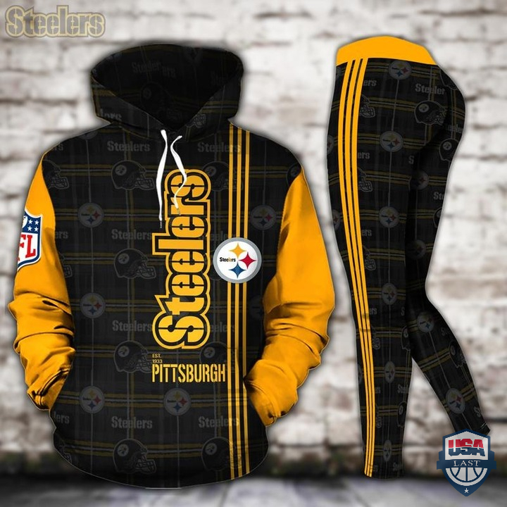 Pittsburgh Steelers All Over Print Hoodie And Legging