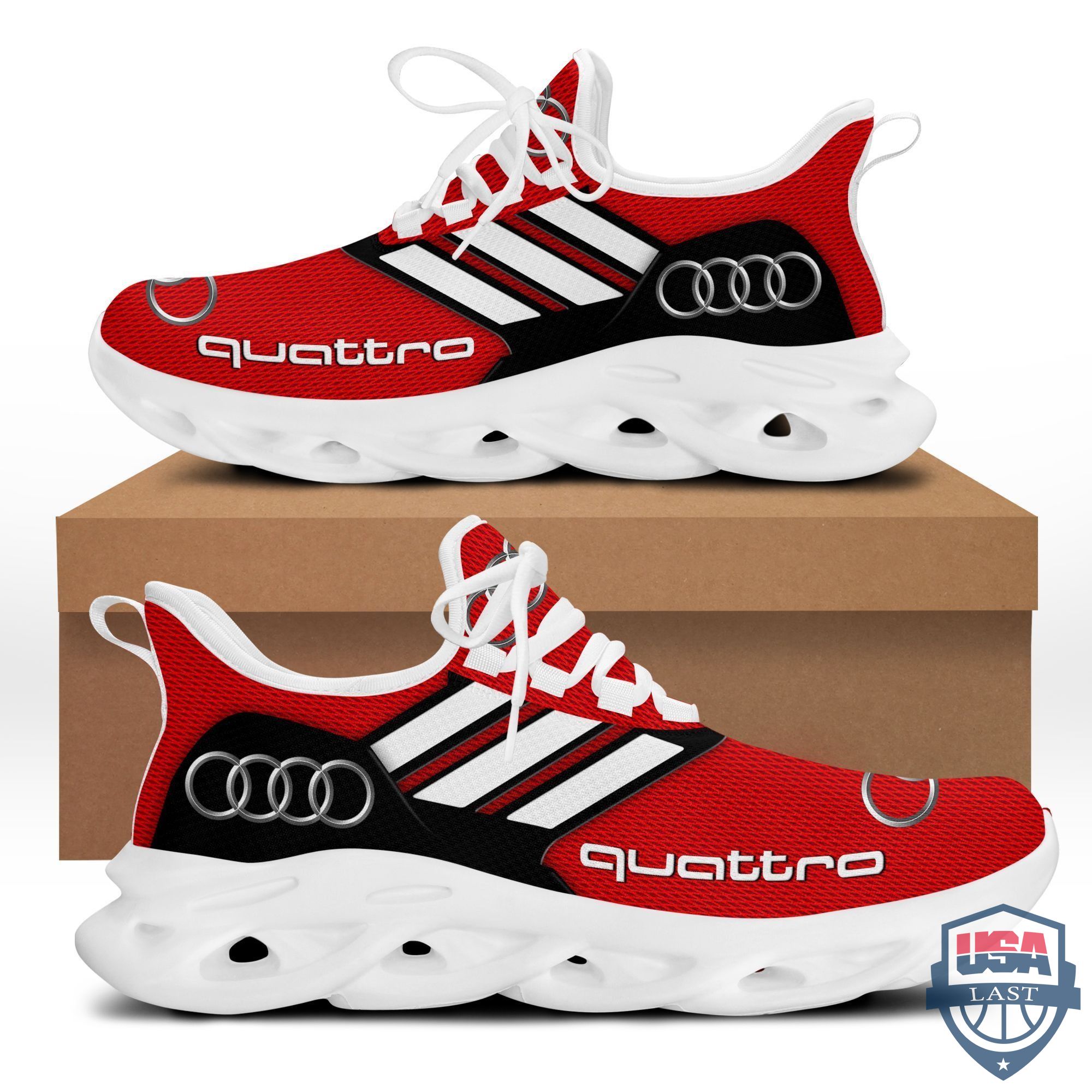 Audi Quattro Sport Shoes Max Soul Sneaker Red Version For Men, Women •  Vietnamreflections shop