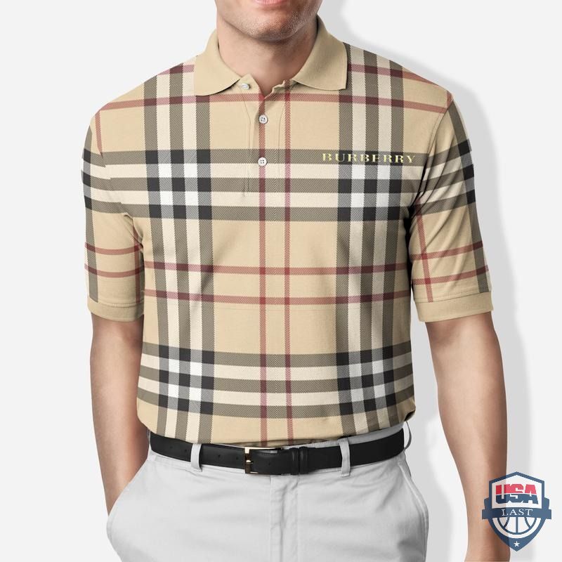 (NICE) Burberry Polo Shirt 07 Luxury Brand For Men