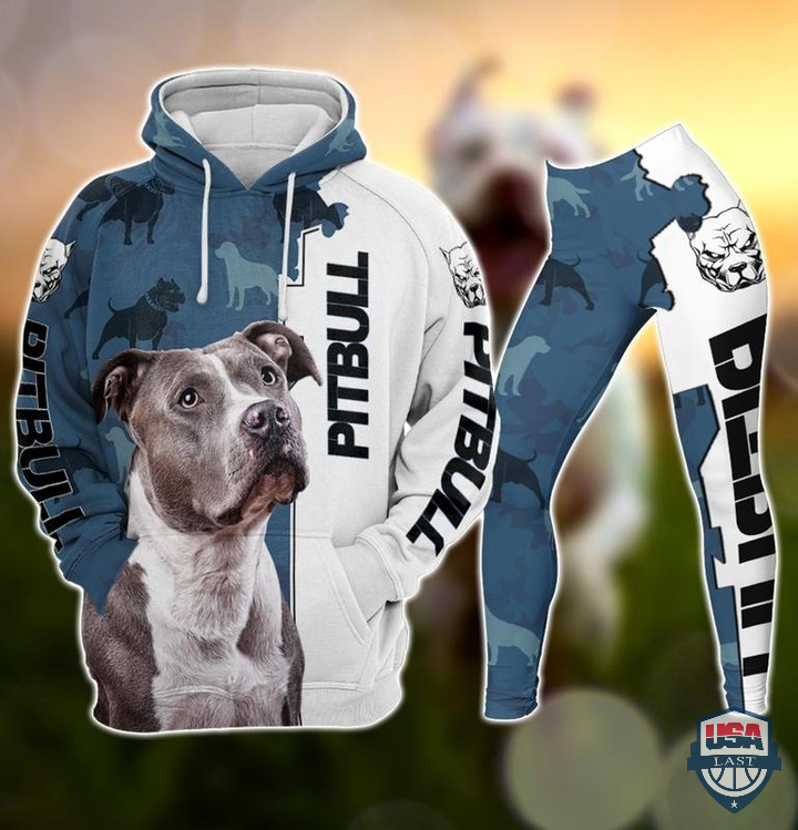 Pitbull All Over Print Hoodie And Legging
