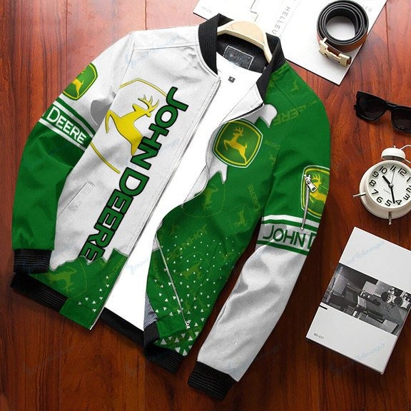 John Deere Triange Bomber Jacket