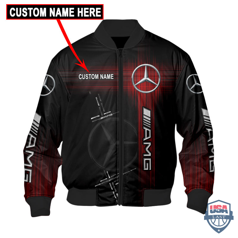 Amazing Mercedes AMG Custom Name Bomber Jacket