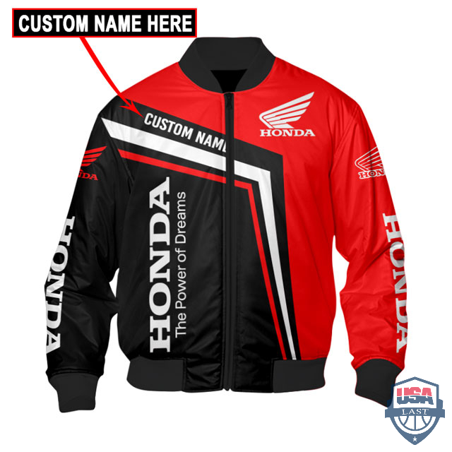 Personalized Honda Wing The Power Of Dreams Bomber Jacket