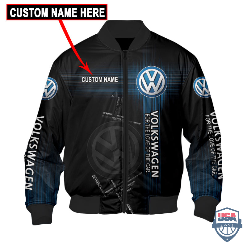 Amazing Volkswagen Flash Custom Name Bomber Jacket