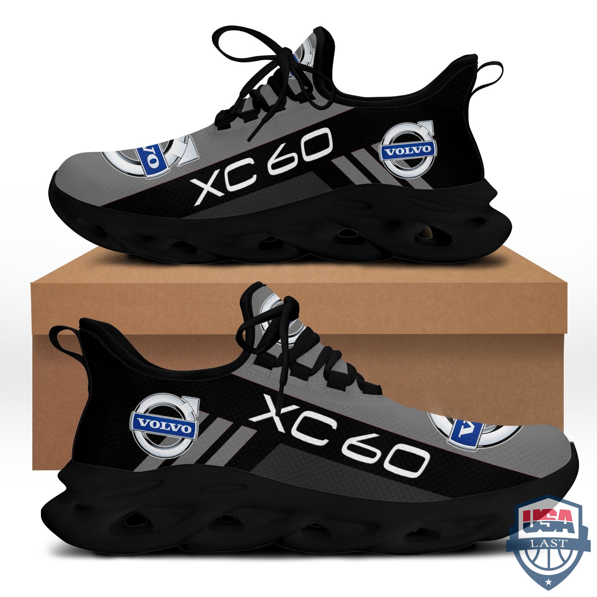 Volvo XC60 Grey Max Soul Sneaker Shoes For Men, Women