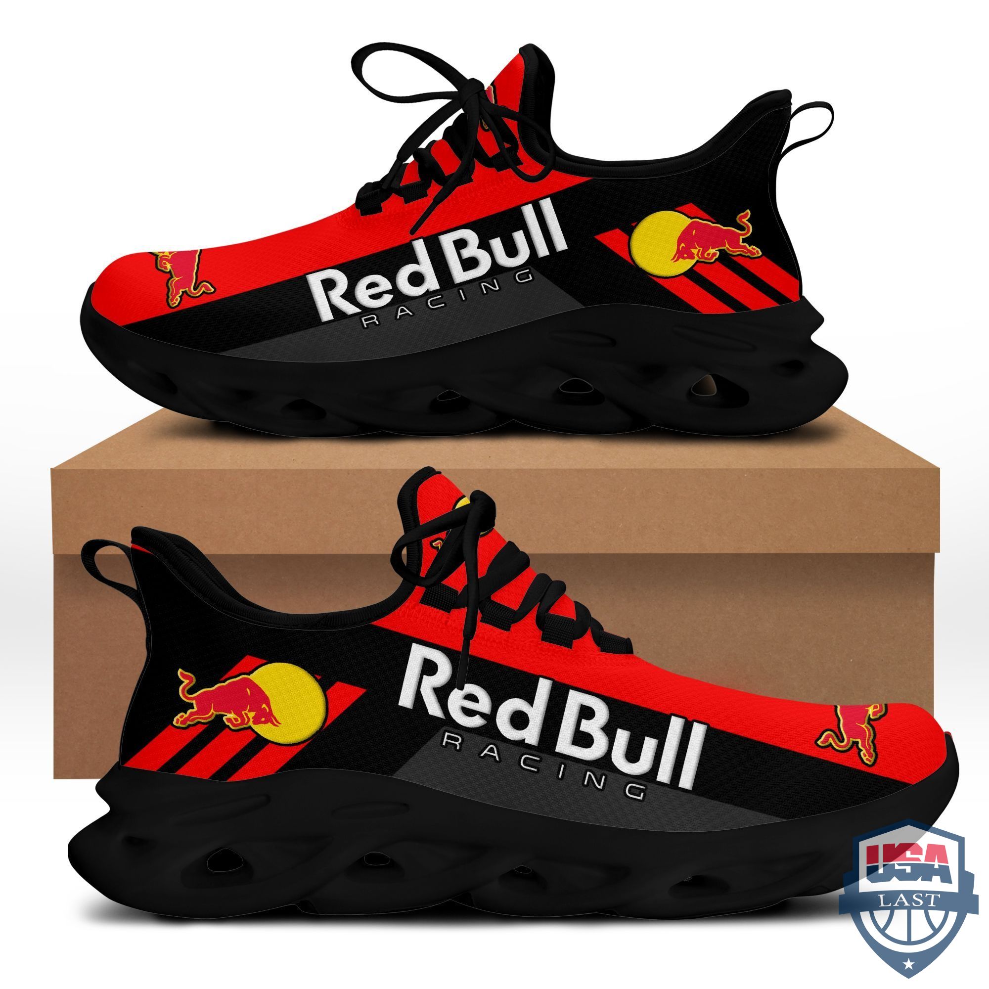 Red Bull Racing Max Soul Shoes Red Version For Men, Women