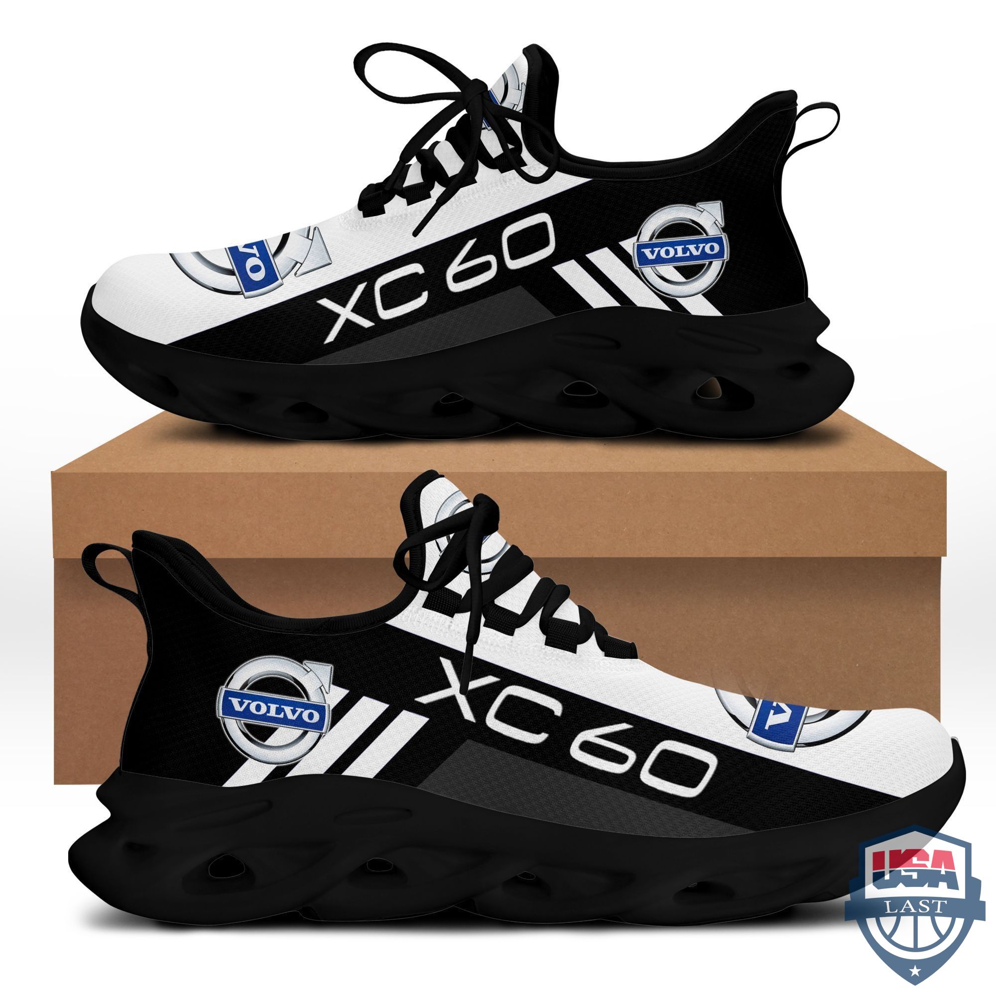 Volvo XC60 White Max Soul Sneaker Shoes For Men, Women