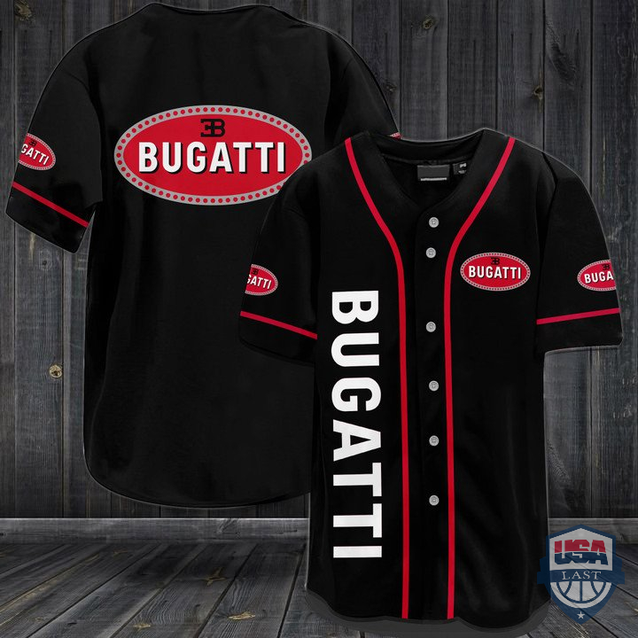 NEW Bugatti Baseball Jersey Shirt