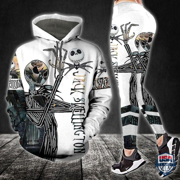 Personalized Jack Skellington Combo 3D Hoodie Legging