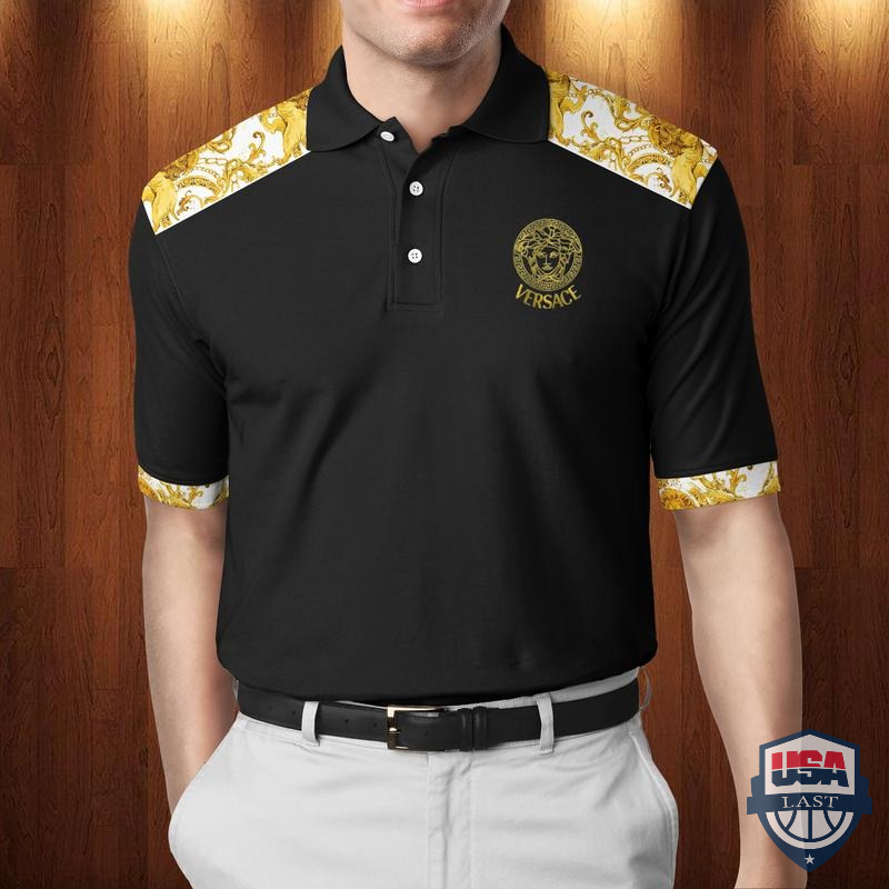 Versace Royal Lion Polo Shirt