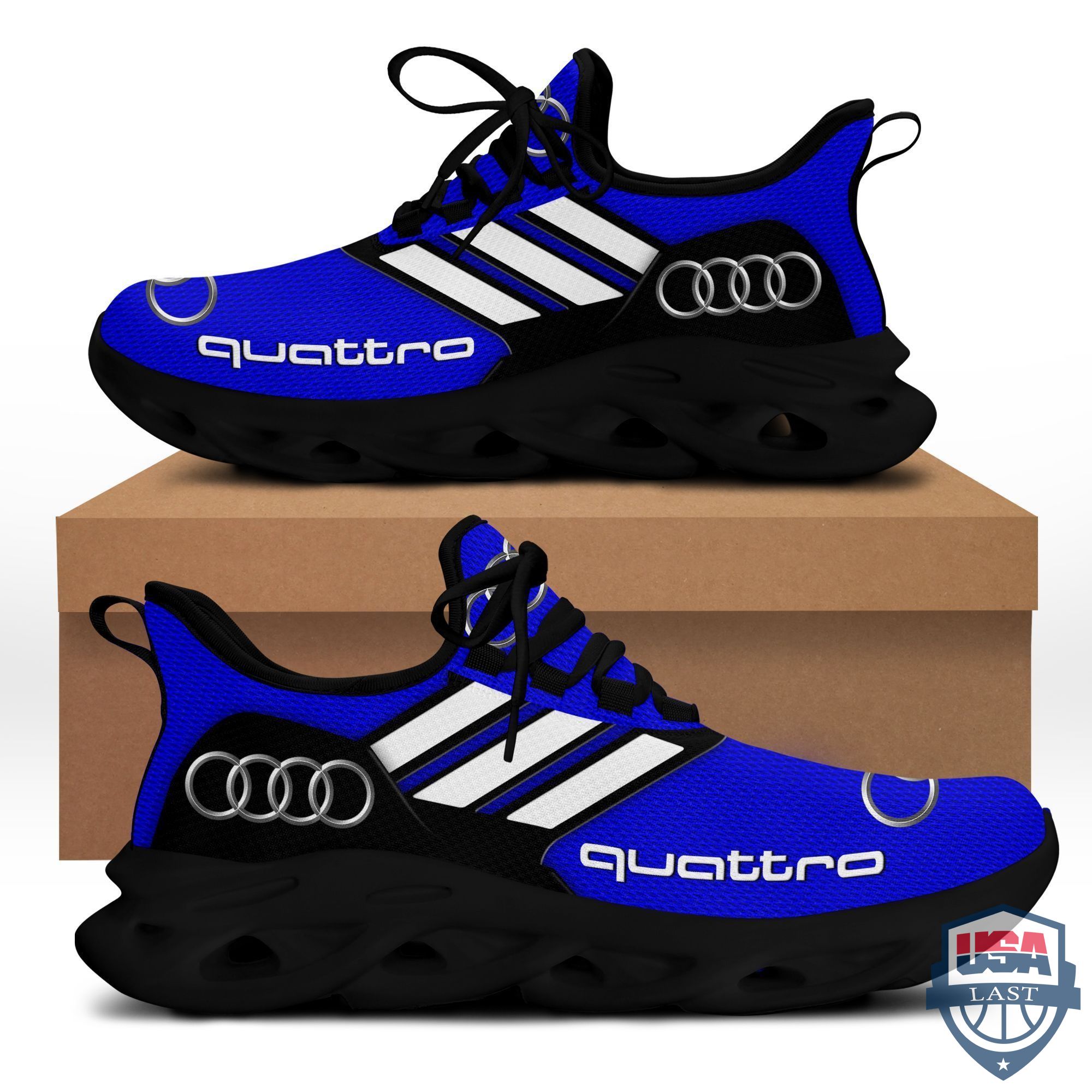 Audi Quattro Sport Shoes Max Soul Sneaker Blue Version For Men, Women