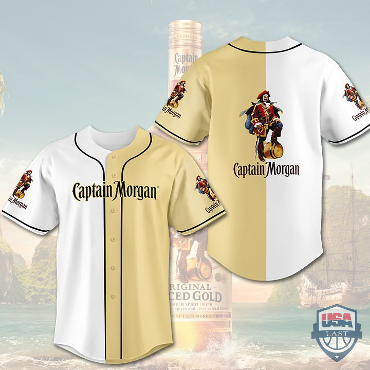 NEW Captain Morgan Baseball Jersey Shirt