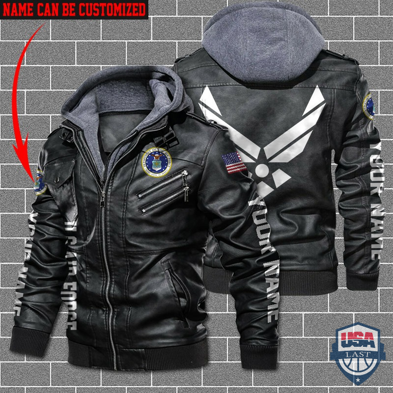 United States Air Force Custom Name Leather Jacket