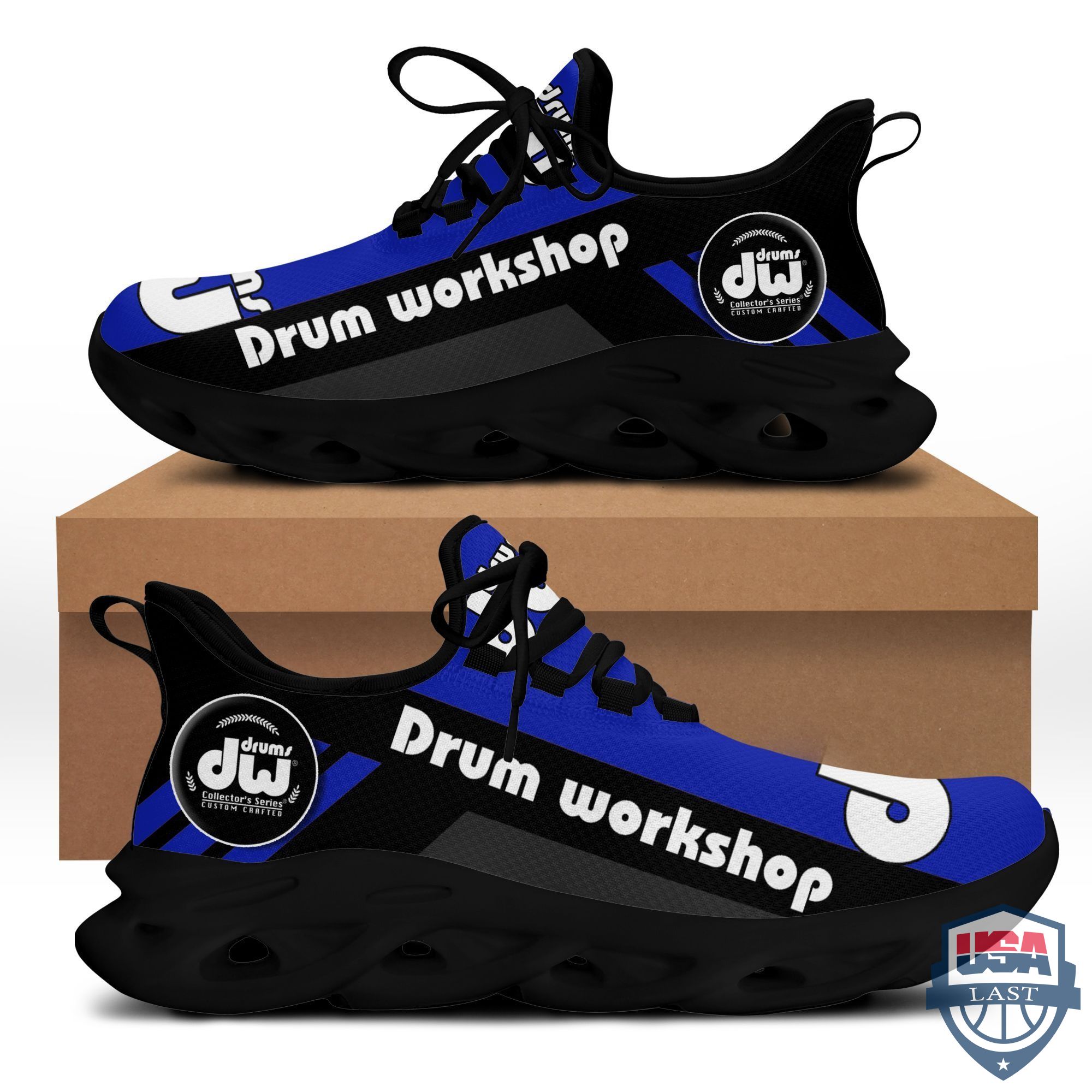 Drums Workshop Ver Blue Max Soul Shoes For Men, Women