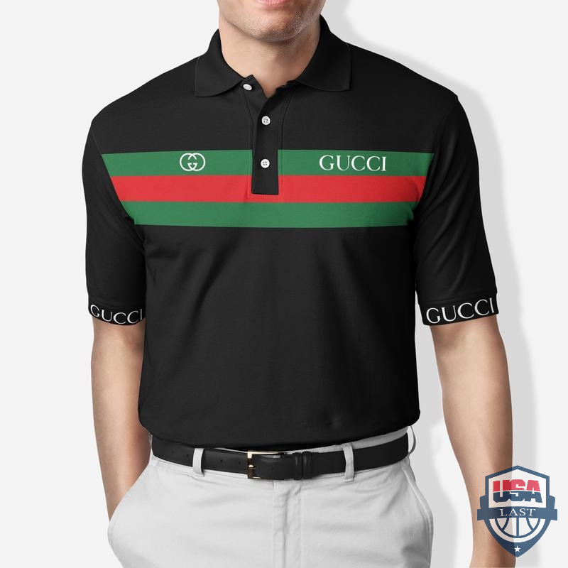 Gucci 3D All Over Print Polo Shirt