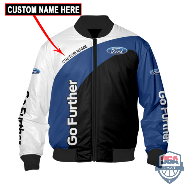 Amazing Ford Go Further Custom Name Bomber Jacket