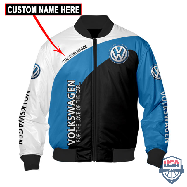 Volkswagen For The Love Of The Car Custom Name Bomber Jacket