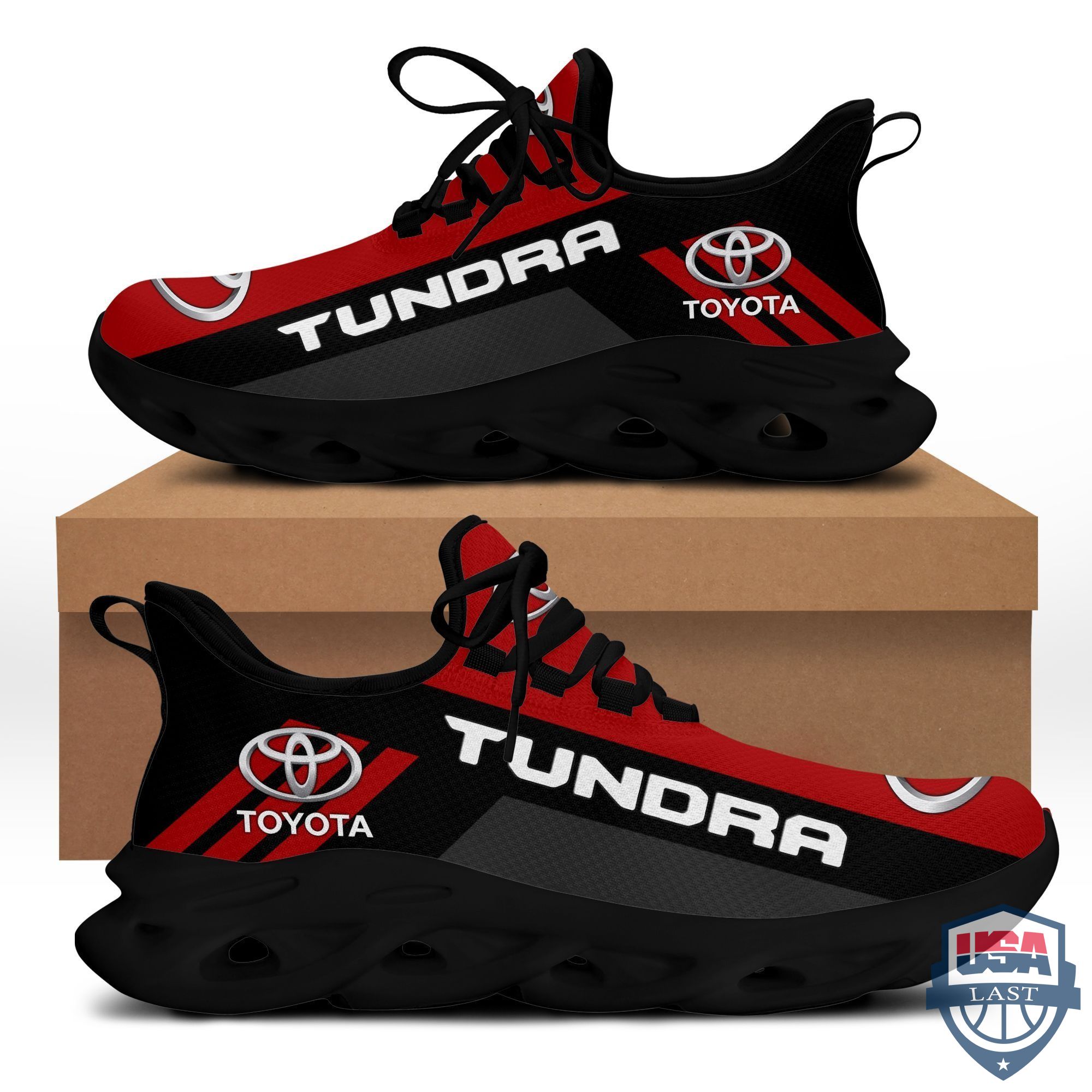 Toyota Tundra Running Shoes Red Version For Men, Women