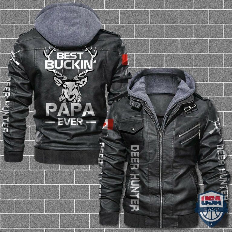 h2gf7SfD-T180122-163xxxDeer-Hunter-Best-Buckin-Papa-Ever-Canadian-Flag-Leather-Jacket.jpg