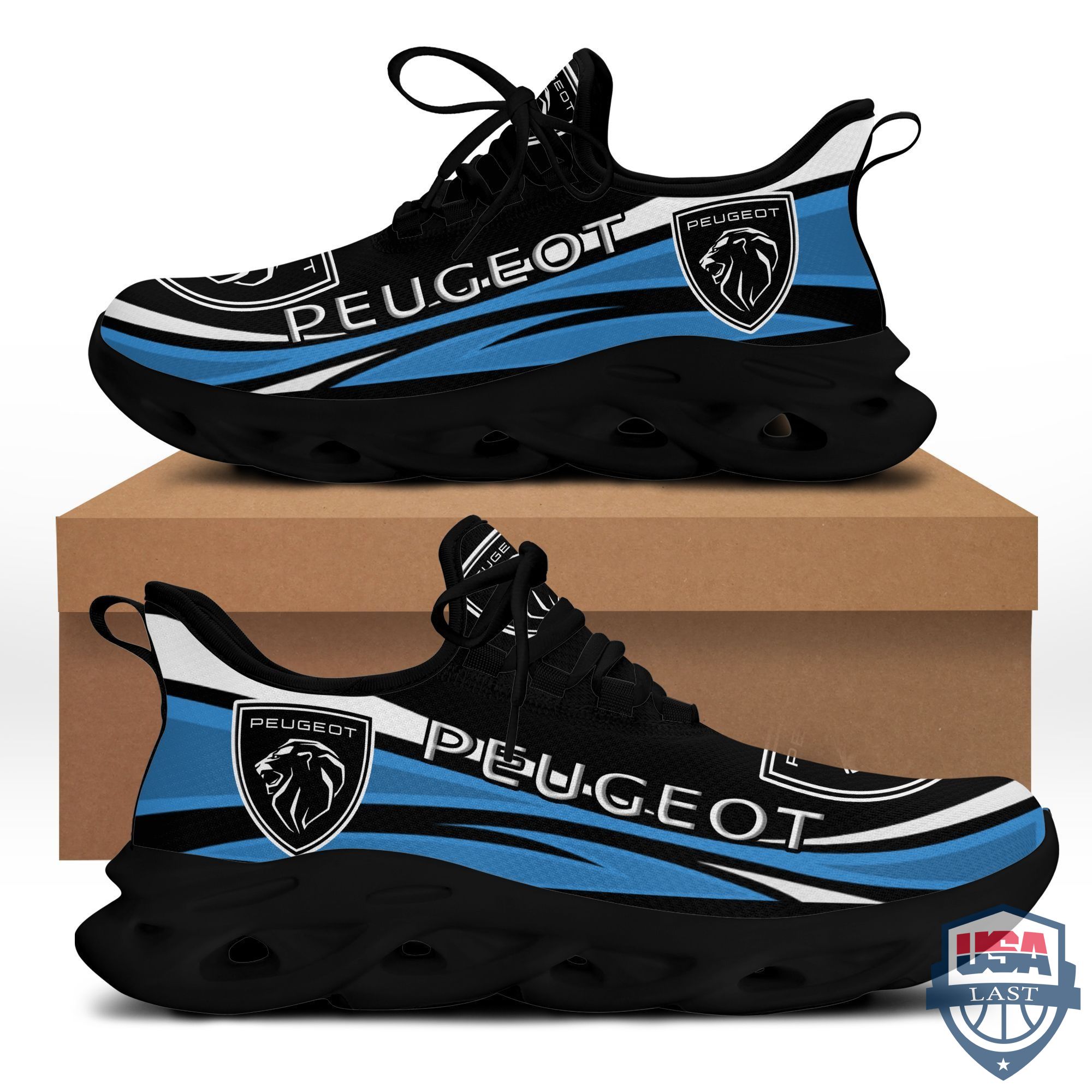 Peugeot Automobile Car Max Soul Shoes Blue Ver