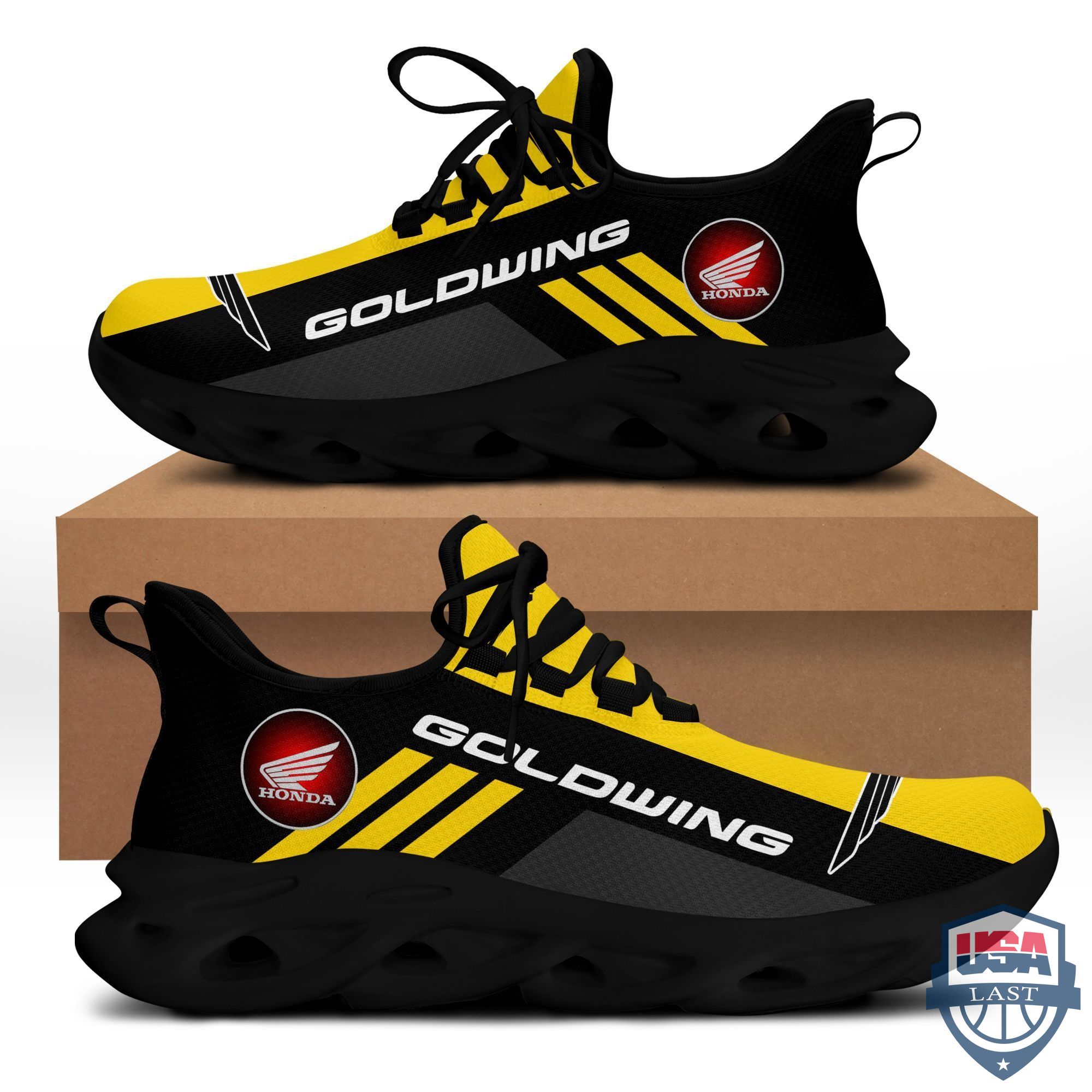 Honda Gold Wing Max Soul Shoes Yellow Version For Men, Women