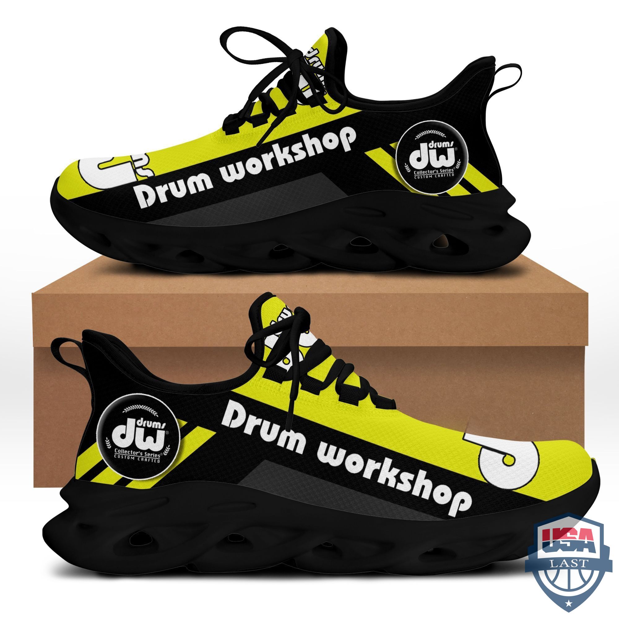 Drums Workshop Ver Yellow Max Soul Shoes For Men, Women