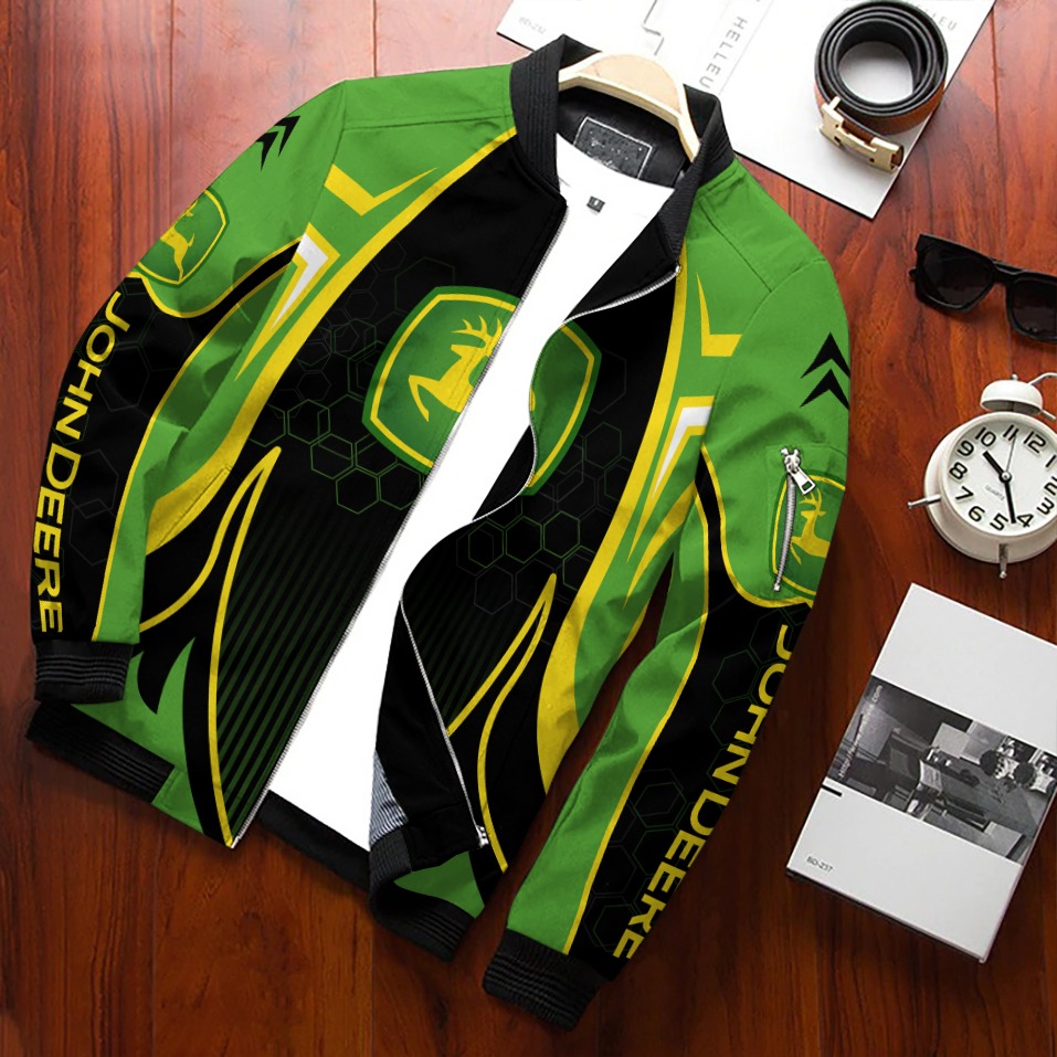 John Deere Full Print Bomber Jacket