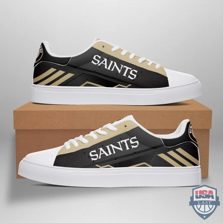 Awesome New Orleans Saints Stan Smith Shoes 01