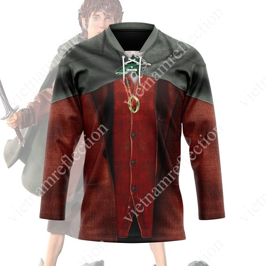 Lord Of The Rings Frodo cosplay hockey jersey
