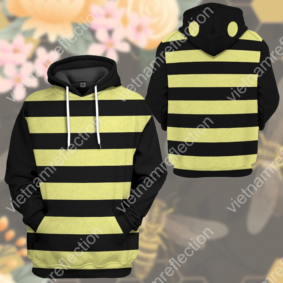 Bee cosplay 3d hoodie t-shirt apparel