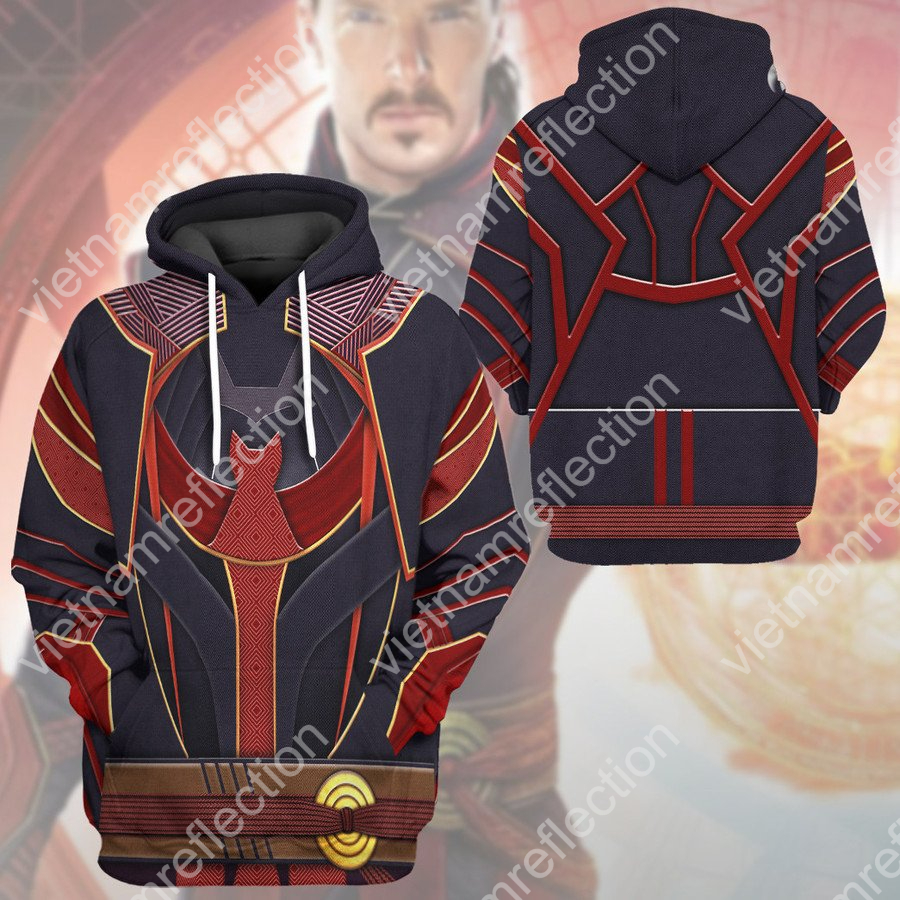 Marvel Defender Strange suit 3d hoodie t-shirt apparel