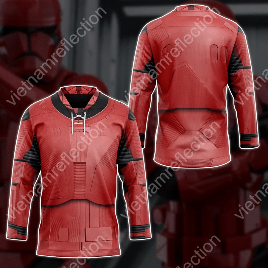 Star Wars Sith troopers cosplay hockey jersey