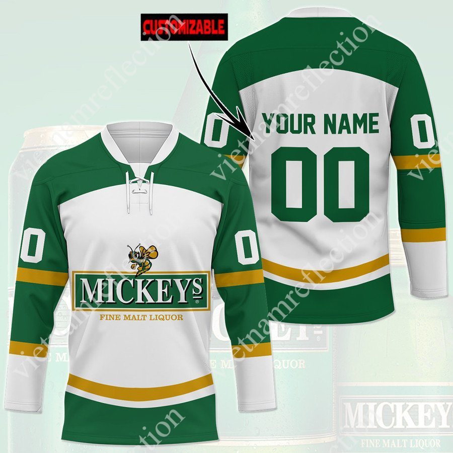 Personalized Mickey's hockey jersey