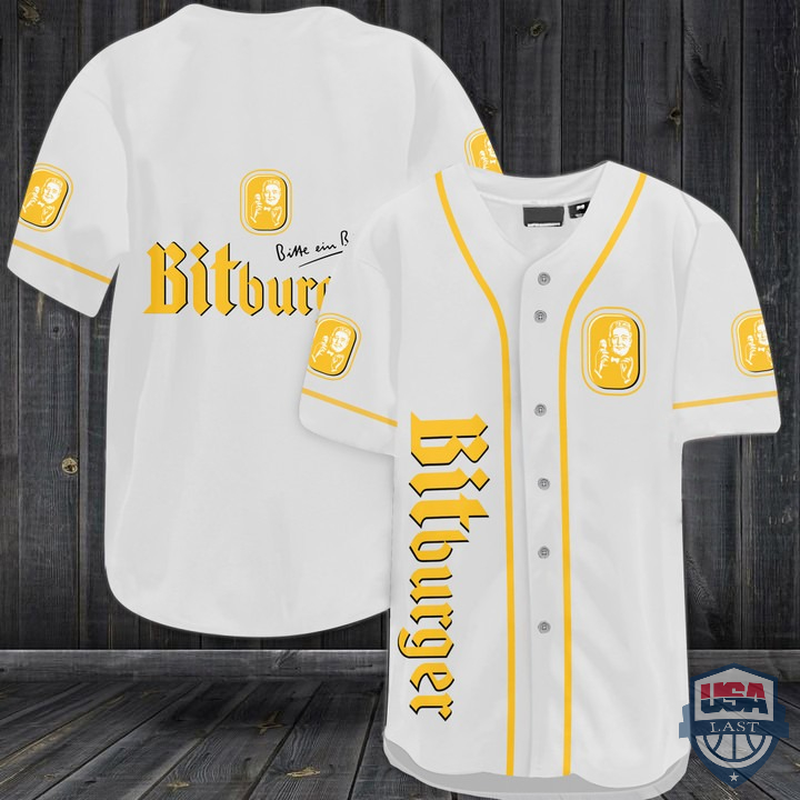 Bitburger Beer Baseball Jersey