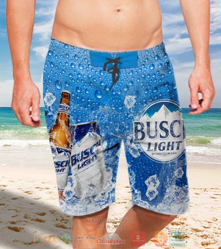 NEW Busch Light beer cold beach shorts