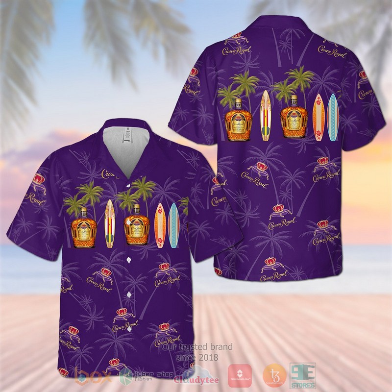 NEW Crown Royal whisky Hawaiian Shirt