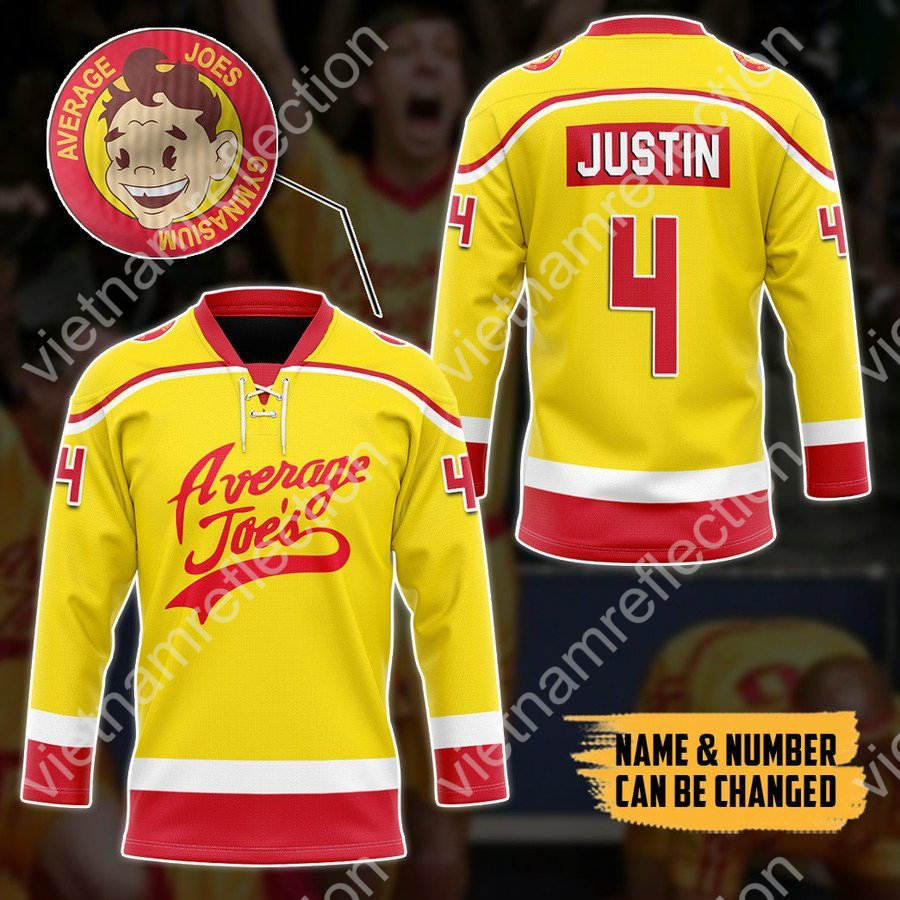Personalized Average Joe’s hockey jersey