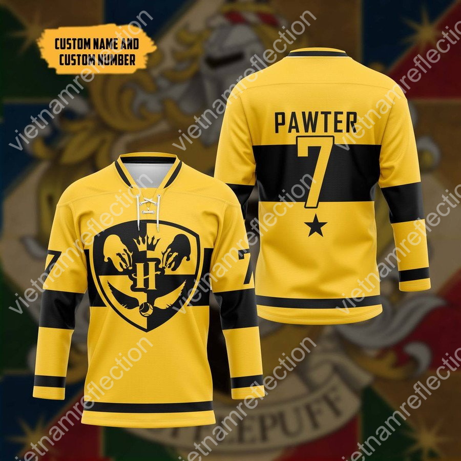 Personalized Harry Potter Quidditch Huff hockey jersey