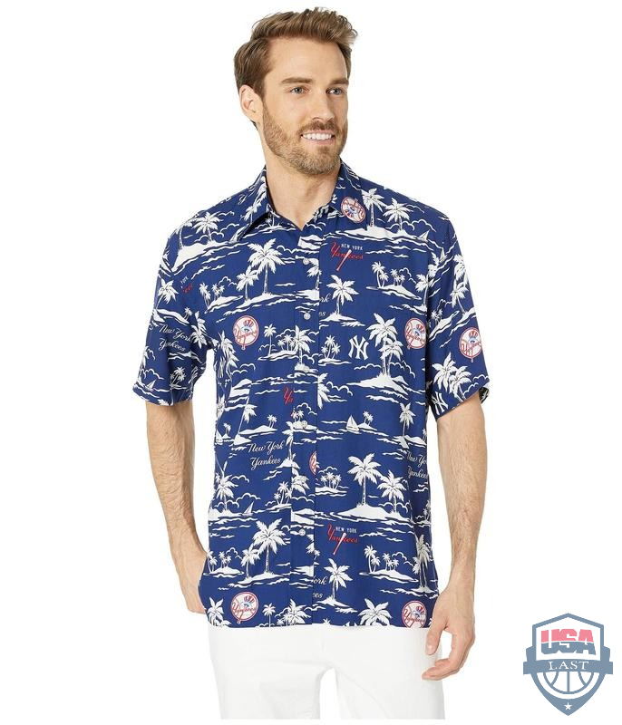 New York Yankees Tropical Hawaiian Shirt