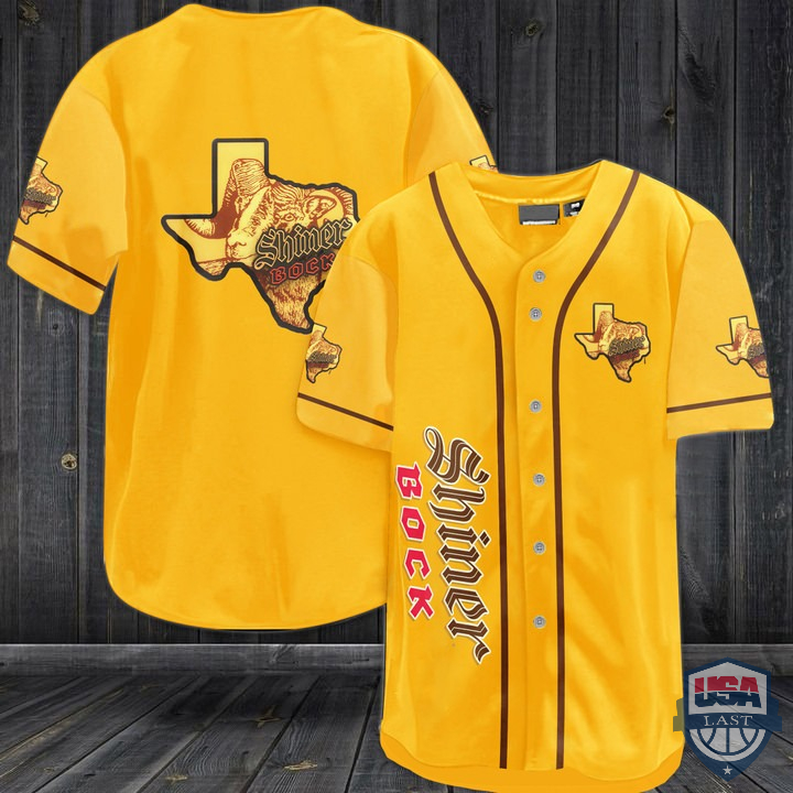 Shiner Bock Beer Baseball Jersey