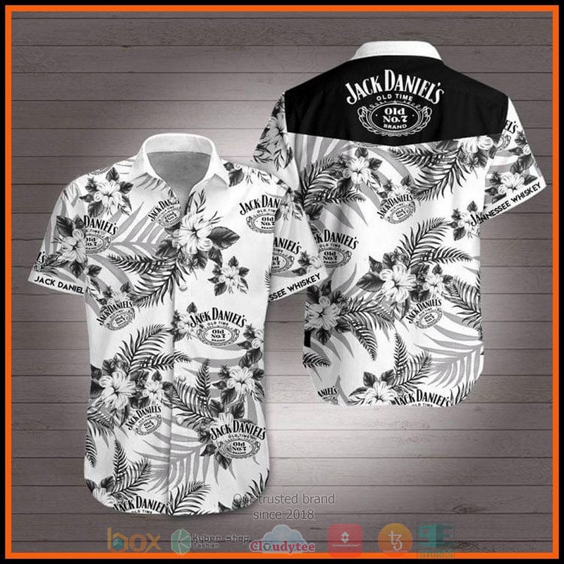 NEW Jack Daniel’s Old No 7 Tennessee Whiskey tropical plant Hawaiian Shirt