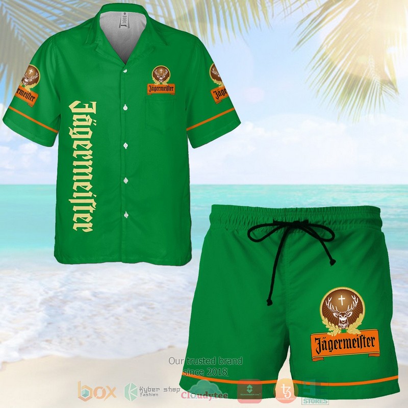 NEW Jagermeister Hawaiian Shirt, shorts