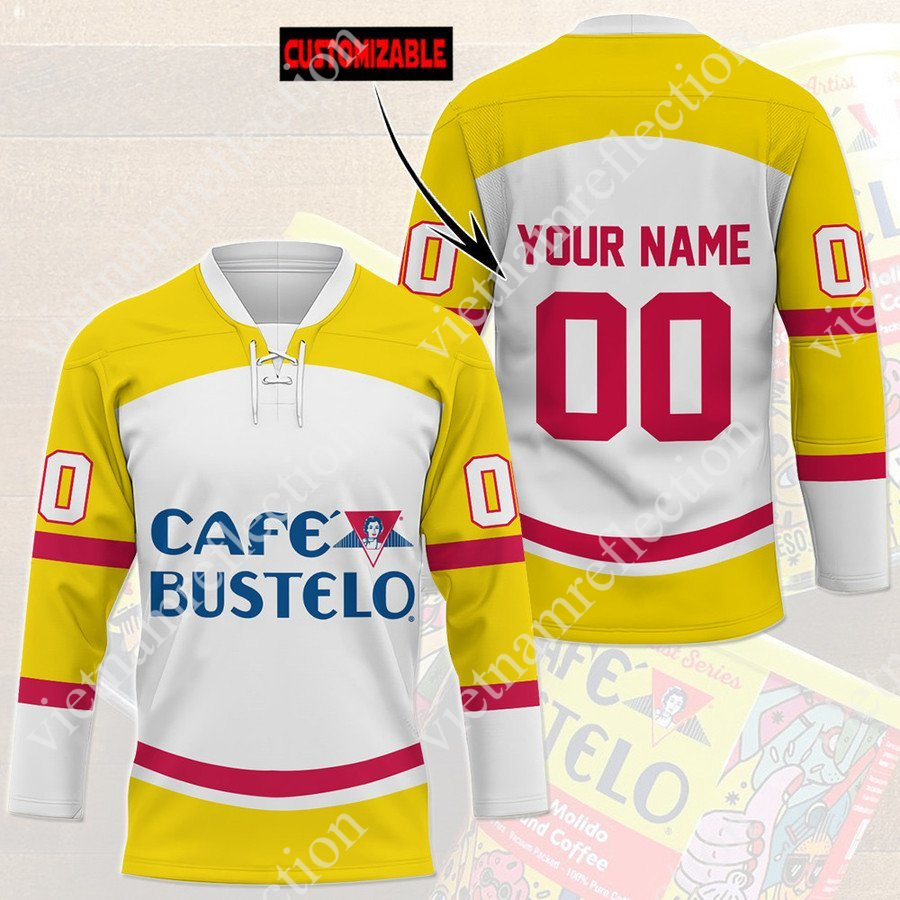 Personalized Café Bustelo hockey jersey